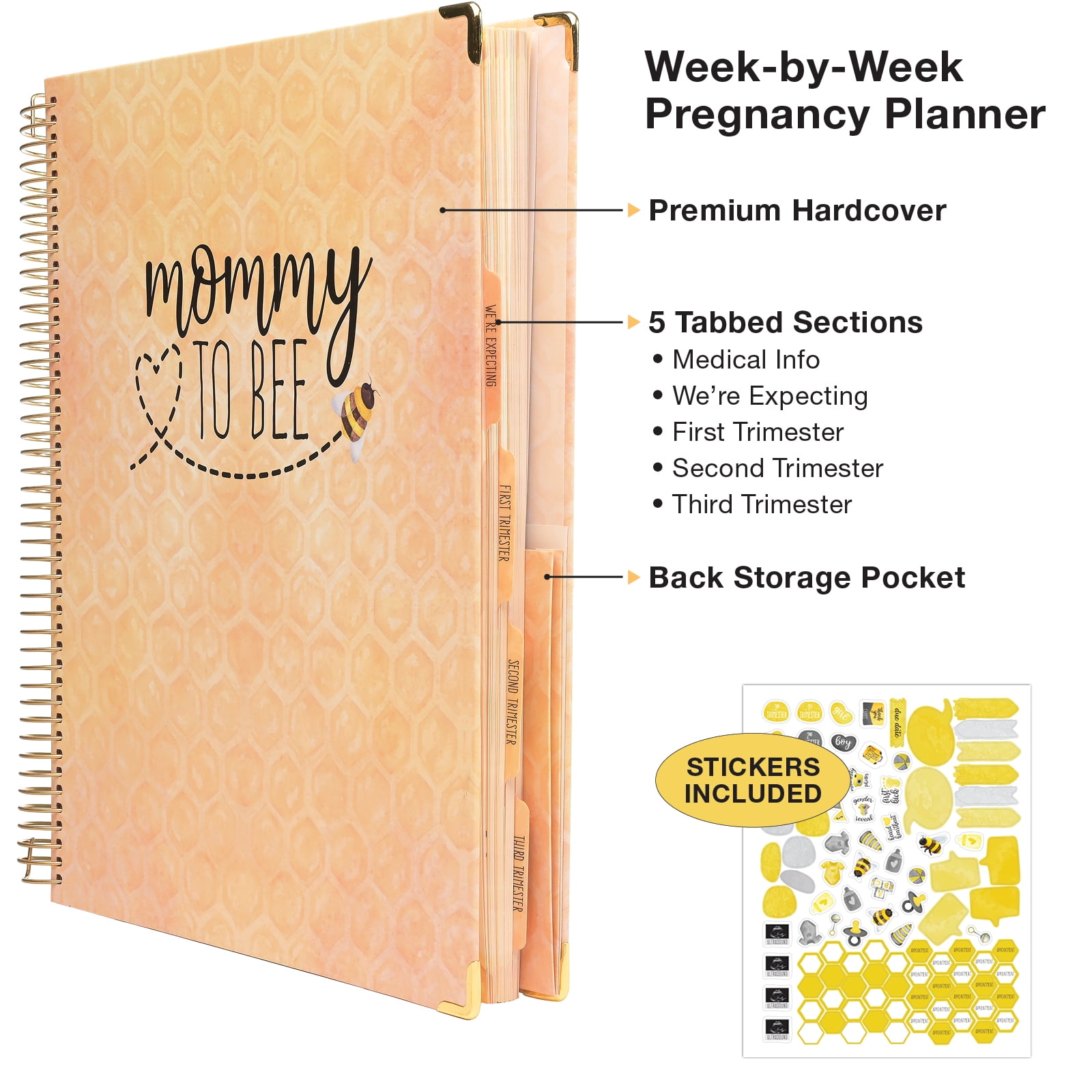 Global Printed Products Pregnancy Tracking Journal, 8.5" x 11"