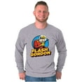 thumbnail image 5 of Flash Gordon Vintage Space Comic Hero Long Sleeve TShirt Men Women Brisco Brands S, 5 of 6