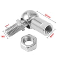 thumbnail image 4 of CS8 M5x0.8mm Carbon Steel Ball Bearing Right Hand Rod End Bearings 4pcs, 4 of 5