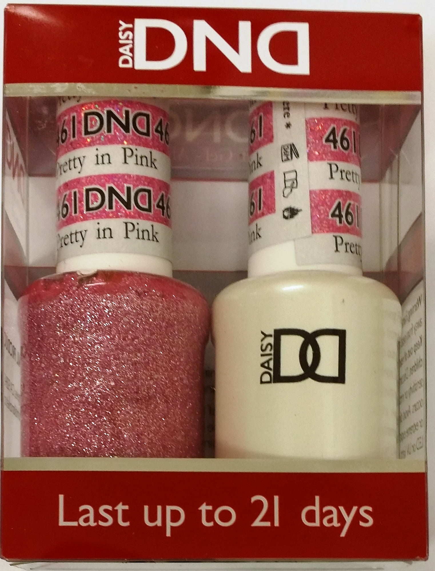 DND Nail Polish Gel & Matching Lacquer Set (461 Pretty In Pink