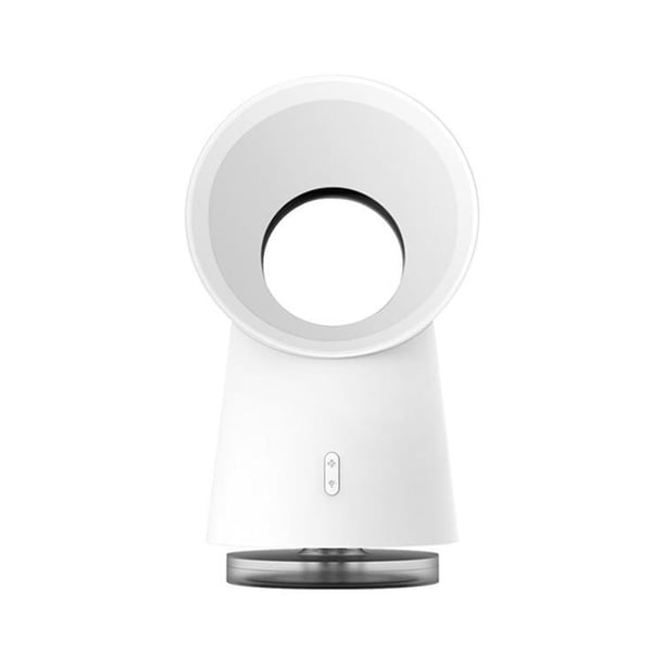 Kearding Humidificador de aire con ventilador sin aspas 3 en 1, luz cálida suave, lámpara de noche, ventilador eléctrico USB de viento ajustable Electrodomésticos Kearding HA022301-00