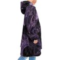 thumbnail image 4 of Kids Hooded Blanket Long Wearable Blanket Hoodie Oversized Hooded Sweater for Boys Girls with Big Pocket, 4 of 5