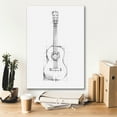 thumbnail image 5 of Epic Graffiti "Guitar Sketch" by Ethan Harper, Canvas Wall Art, 18"x26", 5 of 8
