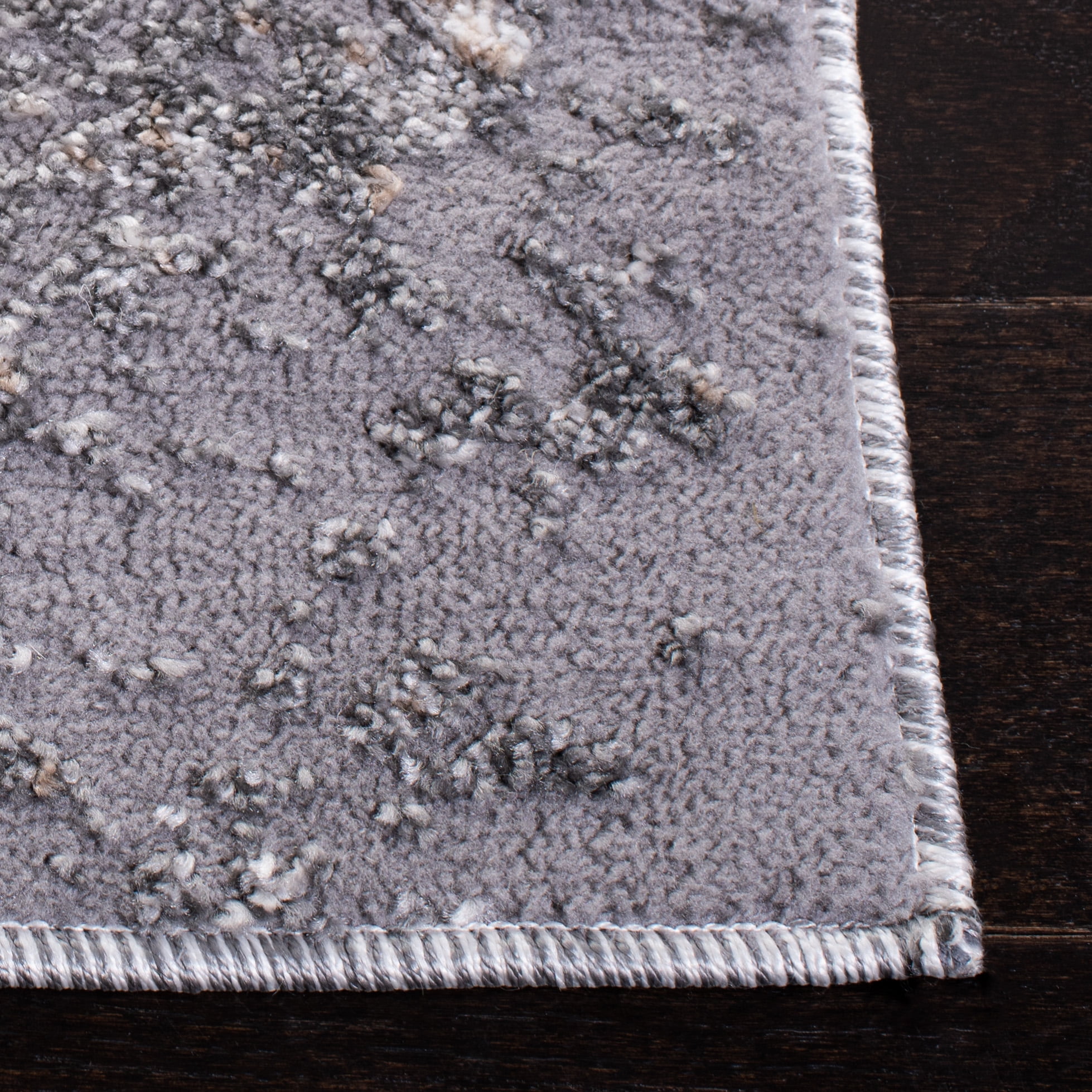SAFAVIEH Aston Philander Abstract Area Rug, Gray/Ivory, 5'3" x 7'7"