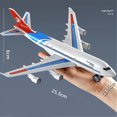 thumbnail image 6 of Commercial Airplane Toy Set Pull Cord Interactive Flying Plane for Kids Boys Girls Birthday Party, 6 of 7