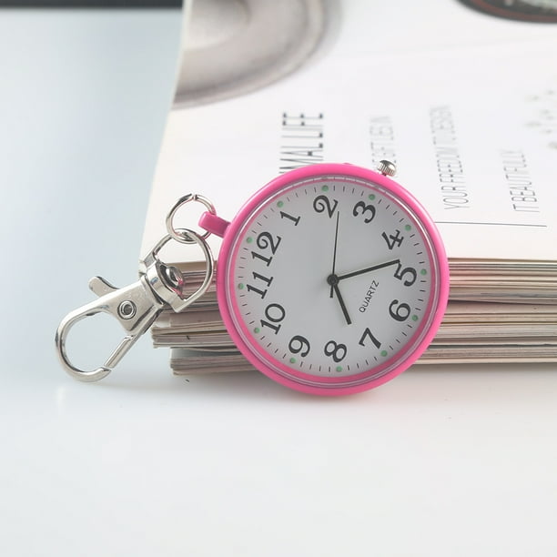 Reloj de bolsillo de cuarzo para estudiantes y enfermeras, reloj colgante para ancianos, reloj de pecho de inspección, reloj colgante digital de esfera grande