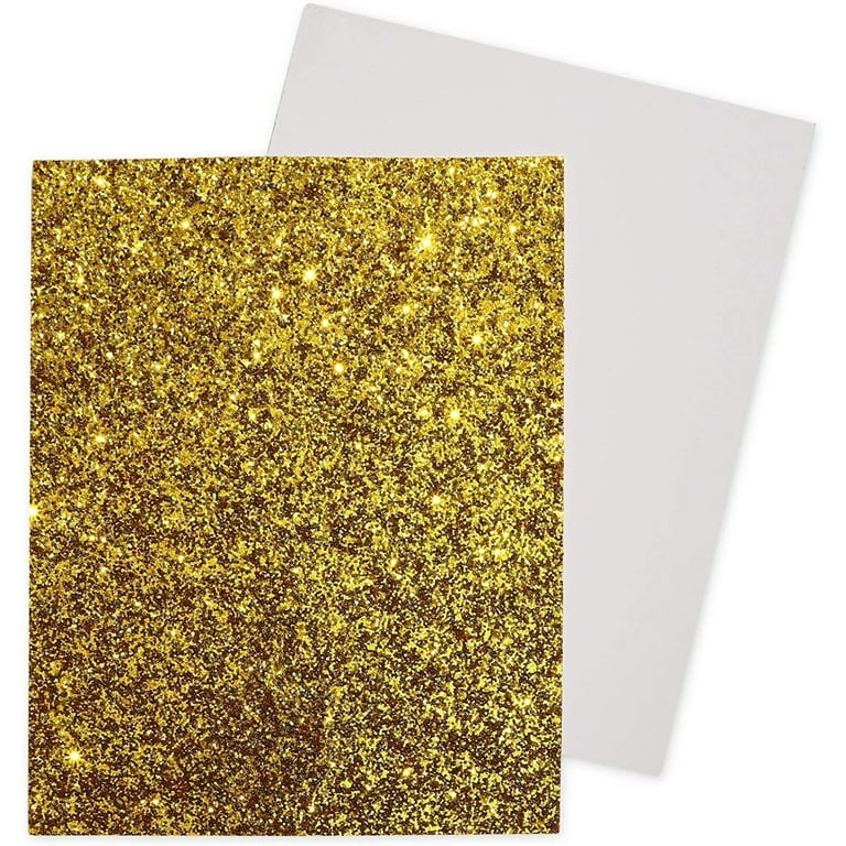 Champagne Glitter 8.5 x 11 Cardstock Paper by Recollections™ 24 Sheets