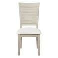 thumbnail image 4 of Walden Cane Back Dining Chair with  White Base and Linen  White Fabric Seat, 4 of 8