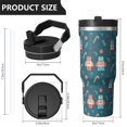 thumbnail image 4 of Christmas 30oz Handheld Travel Tumbler with Handle – Double Wall Stainless Steel Insulated Cup, Flip Straw Lid, Leak-Proof & BPA-Free for Hot and Cold Drinks – Durable Coffee & Juice Mug Black, 4 of 7