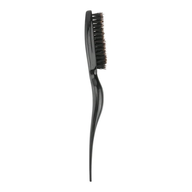 EeaseMX Cepillo de cerdas de jabalí para peluquería (negro)