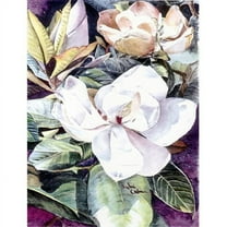 28 x 40 in. Flower - Magnolia House Size Canvas Flag