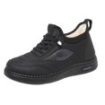 thumbnail image 2 of Willtoo Women Winter Faux Fur Lined Trainers Warm Sneakers Walking Ankle Boots Low Top Thermal Snow Shoes Outdoor Sports Running Shoes, 2 of 4