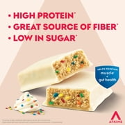 Atkins Strong High Protein Bar, Birthday Cake Flavored, 20g Protein, 4 Count