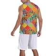 thumbnail image 2 of Sikiie Dancing African Womans Basketball Jersey Reversible Men's Mesh Athletic Sports Shirts Training Practice S-4XLX-Large, 2 of 6