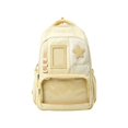 thumbnail image 2 of Star Accent Ita Backpack with Pin Display Mesh, Ita Bag for Women, Large Capacity Cotton-Polyester Pin Trading Backpack, Matte Texture Display Bag for Modern Hobbyists, 2 of 9