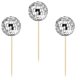 thumbnail image 2 of 24pcs Disco Ball Cupcake Toppers Happy Birthday Cake Topper Disco Ball Cake Picks Theme Cake Decor For Disco Theme Party, 2 of 5
