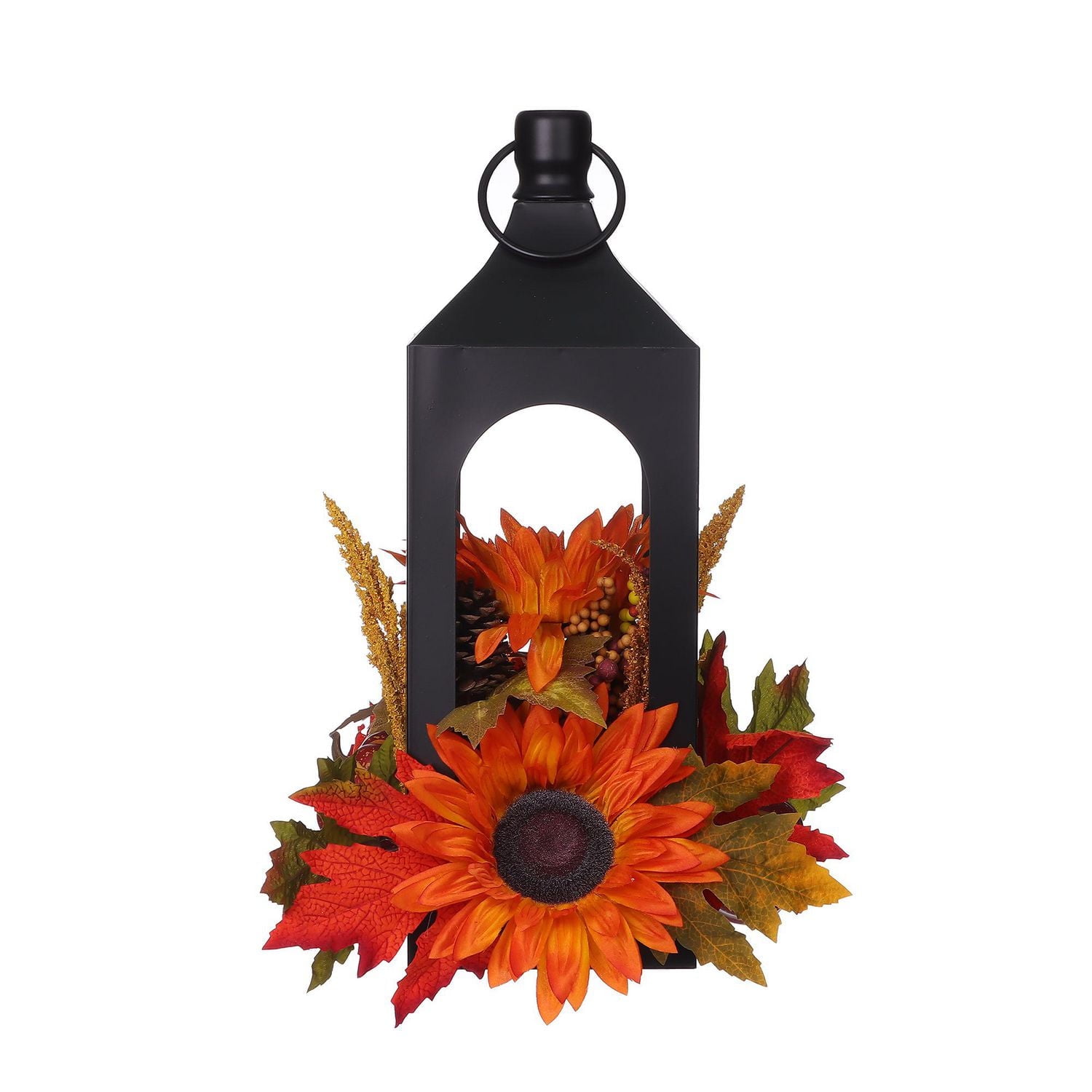 LANTERNE FLORALE LANTERNE FLORALE DÉCOR RÉCOLTE