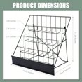 thumbnail image 3 of Book Signing Rack Book Display Rack Tabletop Magazine Display Racks 4 Tiered Tabletop Cd Display Comic Book Magazine Rack For Library Classroom Picture Literature Brochure 16.14 X 17.95 X 17.24, 3 of 8