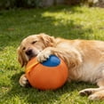 thumbnail image 6 of Large Inflatable Herding Dog Ball Toy with Fabric Handle Cover, Tear Resistant Interactive Training Ball for Medium Large Breed Indoor Outdoor Exercise Supplies, 6 of 8