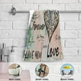 thumbnail image 4 of SKYSONIC 2 Pack Vintage Leopard Heart Hand Towels for Bathroom, Retro Love Kitchen Towel Ultra Soft and Absorbent Decorative Fingertip Face Bath Towels for Spa & Hotel, 28.3"x 14.4", 4 of 5
