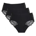 thumbnail image 1 of 3 Pack Women Period Panties Leakproof Underwear for Heavy Flow Menstrual Cycle Hipster for Teens, 1 of 12