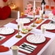 thumbnail image 4 of Juego de platos y servilletas de papel para el día de San Valentín, vajilla para invitados incluye platos de papel desechables de corazones de amor, servilletas, tazas, cuchillos, 4 of 4