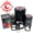 Black, variant on Moon Star Eye Rays Pupil Self-Inking Rubber Stamp for Stamping Ink Stamper Crafting Planners - 1/2 Inch Mini - Dry Pad (No Ink)