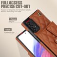 thumbnail image 2 of for Samsung Galaxy A52 4G/5G Case, Wallet Phone PU Leather Case with Card Holder Crossbody Cover for Women Girls Strap Wristlet RFID Blocking Shockproof Protective Cover for Samsung A52 4G/5G, Brown, 2 of 9