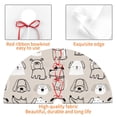 thumbnail image 4 of Sikiie Puppy 30-48 inches {designName} Print Christmas Tree Skirt Snowman Xmas Tree Skirt with Edge Christmas Decorations for Holiday Party36", 4 of 7