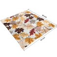 thumbnail image 3 of Autumn Fall Leaves Pattern Blanket,Comfortable Soft Flannel Throw Blanket,All Season,Warm Lightweight Blankets for Sofa Bed Couch Living Room Chair,50"x60", 3 of 4
