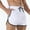 White, variant on Miluxas Men's Workout Shorts Athletic Gym Shorts Bodybuilding Short Shorts Casual Running Shorts Yellow XL(XL)