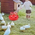 thumbnail image 4 of Hbdhejl Chicken Feeder Untippable Food Trough For Chickens Round Feeding Device For Home Use, 4 of 8