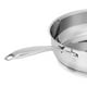thumbnail image 5 of Juego de utensilios de cocina de acero inoxidable de 15 piezas ollas sartenes y utensilios color plateado, 5 of 8