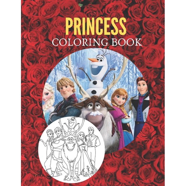 princess coloring book barbie coloring sheets barbie princess disney princess drawing printable coloring premium matte cover paperback walmart com