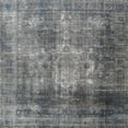 thumbnail image 1 of Ahgly Company Machine Washable Indoor Square Traditional Carbon Gray Area Rugs, 7' Square, 1 of 7