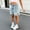 01Blue, variant on mihongmao Jeans High Waist Pleated Shorts Gym Children Summer Girls' Jeans Short Pants Loose Pants Straight Leg Pants Wide Leg Pants Casual Outerwear Pants for Kids Blue 7 Years