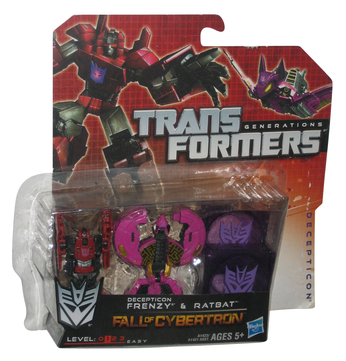 Transformers Generations Fall of Cybertron (2012) Ratbat & Decepticon Frenzy Toy Figure Set