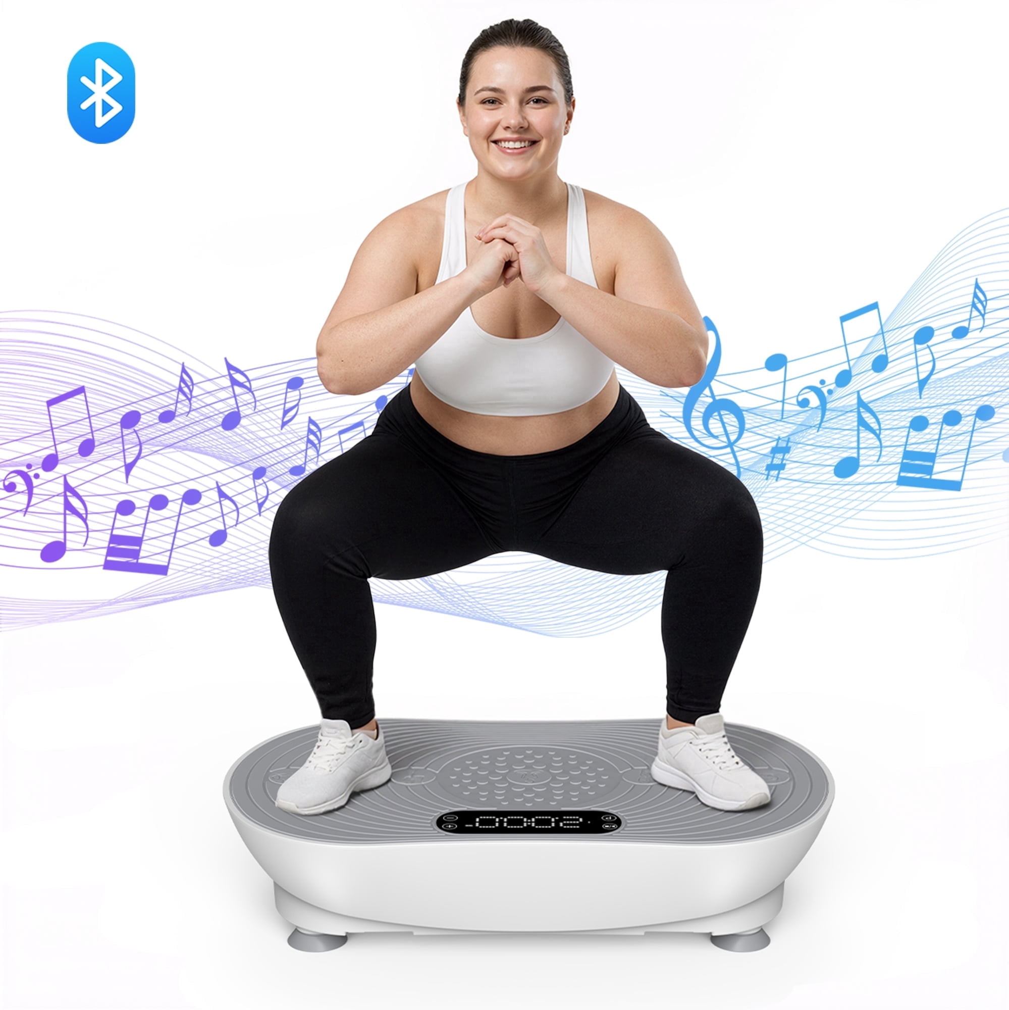 Vibrating Fitness Equipment: Whole Body 500W Workout Platform