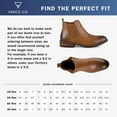 thumbnail image 4 of Vance Co. Mens Landon Wide Width Tru Comfort Foam Pull-on Round Toe Chelsea Boot, 4 of 8