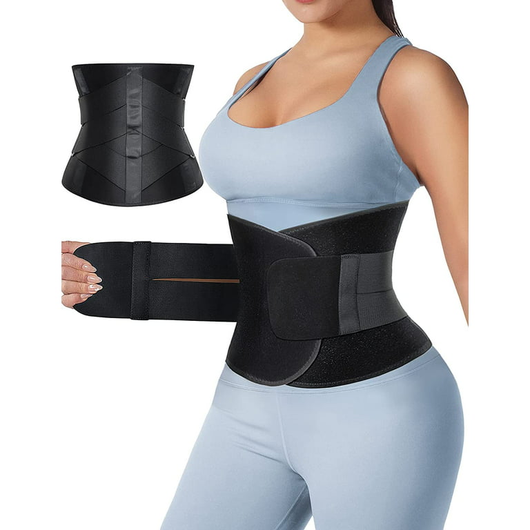 Buy FeelinGirl Waist Trainer with Double Snatched Wraps Women Corsets  Cincher with 4-Row Hooks Faja Hourglass Body Shaper, Black-double Wrap/4  Rows Hook and Eye/9 Steel Bones, XX-Small at