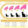 thumbnail image 2 of Uxcell Cat Nail Caps, Cat Claw Covers with Adhesive Glue and Applicators, Kitten Claw Caps Soft Paws, (40 Pcs, L, Rose Red), Intended for Pet Tips /  Nail Covers / Control Paws, 2 of 6