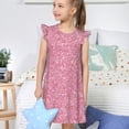 thumbnail image 4 of Vsdgher Chemises de Nuit Pailletées pour Filles Manches Courtes à Volants Robe de Nuit Pyjama pour Fête Pyjama-TTG, 4 of 6