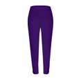 thumbnail image 3 of Yanyanz Leggings for Women,Ladies New Summer Honeycomb Fabric Bow Tie Belt Peach Hip Tight Waist High Hip Movement Yoga Shorts Yoga Pants Women Workout Leggings for Women Clearance Purple 2Xl, 3 of 5