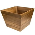 thumbnail image 2 of Medium Teak Planter Box - 19" W x 14" H x 19" D, 2 of 5
