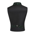 thumbnail image 3 of COOFANDY Paisley Vests for Men Victorian Suit Vest Gothic Tuxedo Vests Retro Vest, 3 of 6
