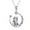 Multi-color, variant on CILENON Hollow Necklace Bead Jewelry Rotating Luminous Whirlwind Moon Necklaces Pendants One Size