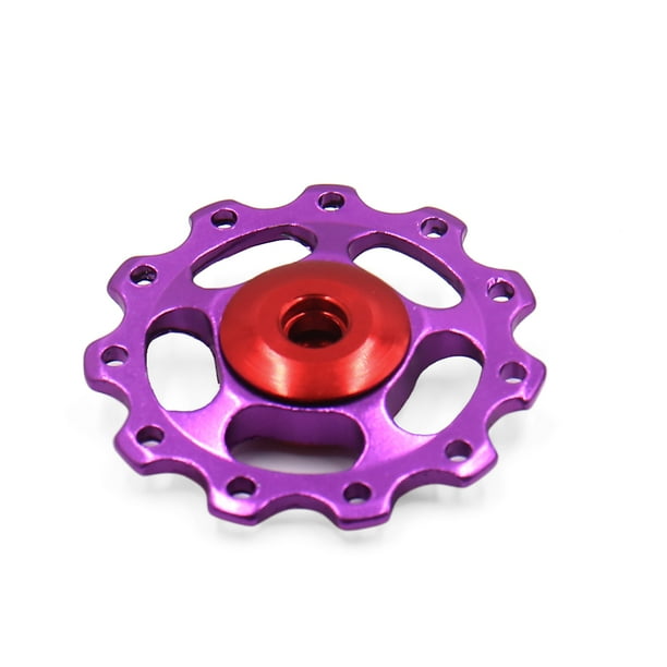 11t Bike Road Bicycle Rear Derailleur Jockey Wheel Pulley Guide Roller Purple Walmart Com Walmart Com