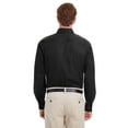 thumbnail image 3 of Harriton Men's Foundation 100% Cotton Long-Sleeve Twill Shirt with&nbsp;Teflon™ - M581, 3 of 4