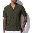 thumbnail image 4 of Camisa Formal Hombre Camisa Casual Manga Corta Arjen Kroos, 4 of 7