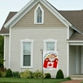 thumbnail image 7 of SKYSONIC Santa Claus with Canadian Flag Double Side Print Garden House Sports Flag 28x40 in Polyester Decorative Flag Banner for Outside House Flowerpot, 7 of 7